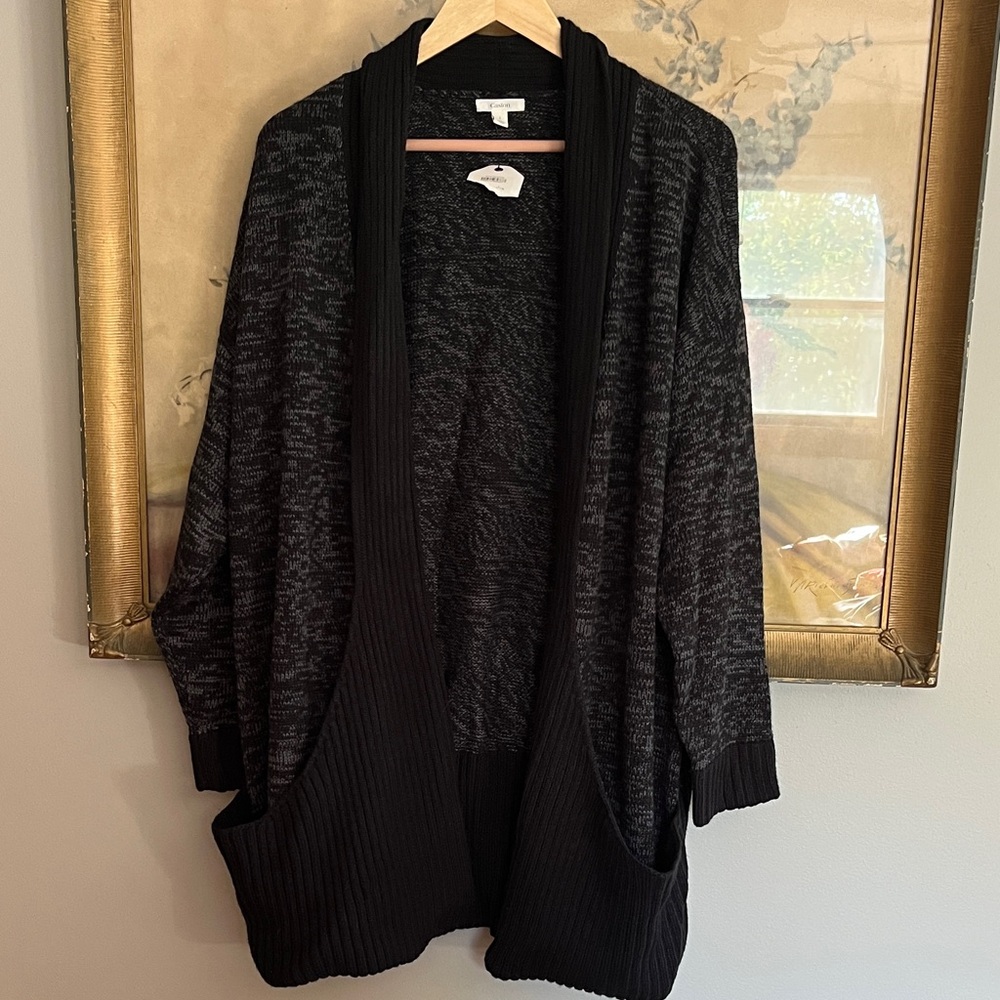 NWT Caslon‎ Open Cardigan L